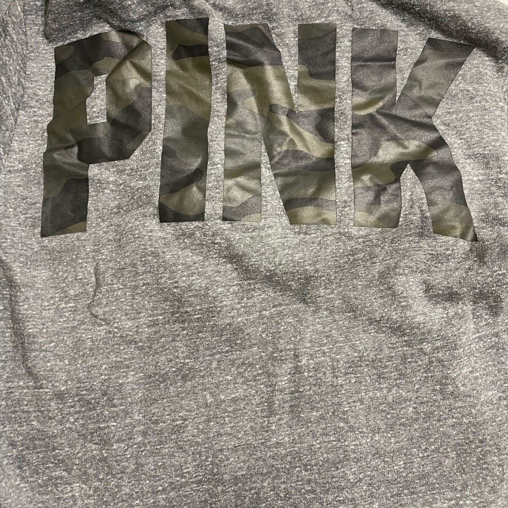 PINK Camo Fluffy hoodie